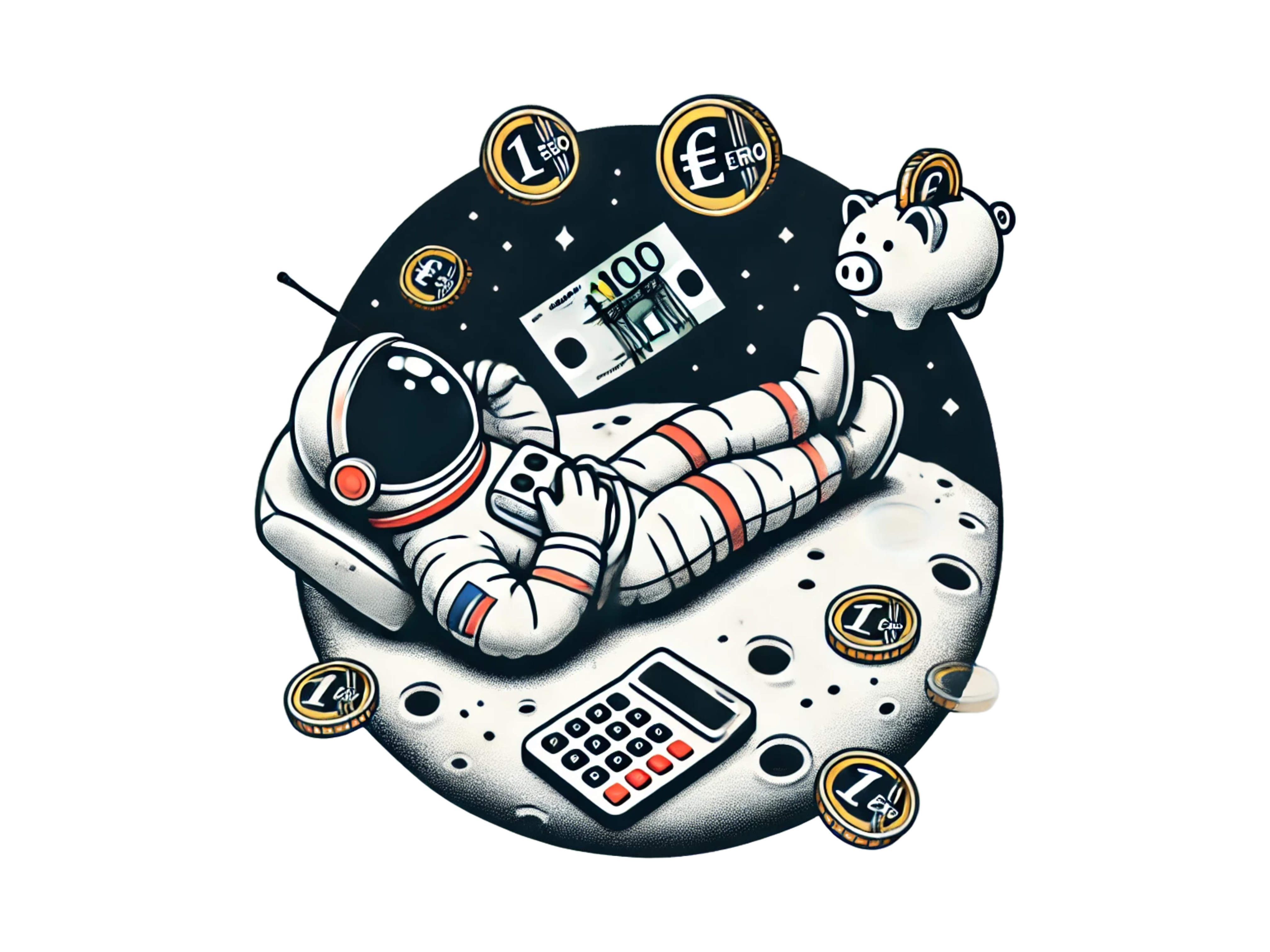 Astronaut in the air